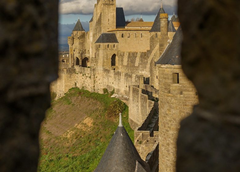 SCHLOSS UND WÄLDER DER STADT CARCASSONNE